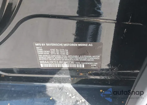 2018 BMW 430I Gran Coupe xDrive из США, поврежденный, VIN WBA4J3C53JBG96236